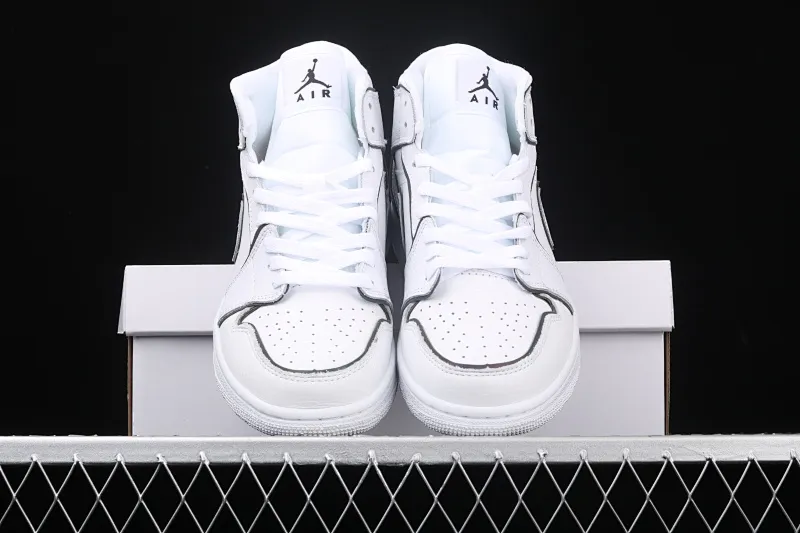 All categories Air Jordan Jordan series basketball shoes Air Jordan 1 Mid Air Jordan 1 Ret Hi Prem AJ1 Joe 1 cool laser stripes basketball shoes CK6587-100